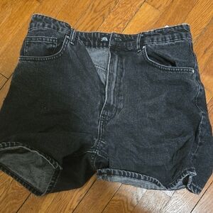 Zara Black Jean Shorts